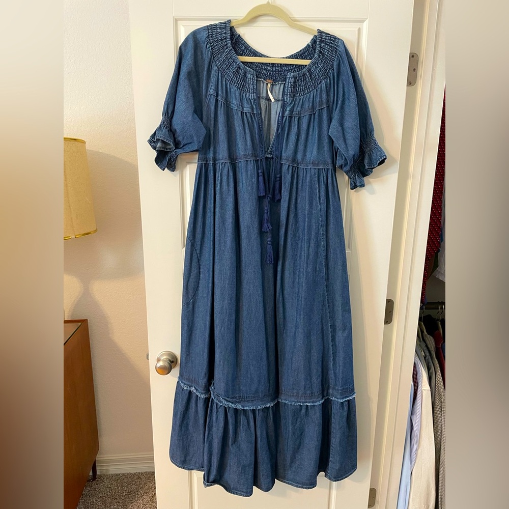 Free People size M Denim Dress